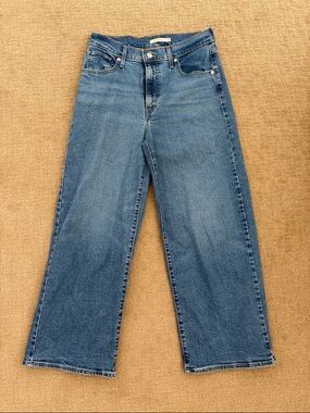 Levi's Wide-Leg Jeans in Blue Denim